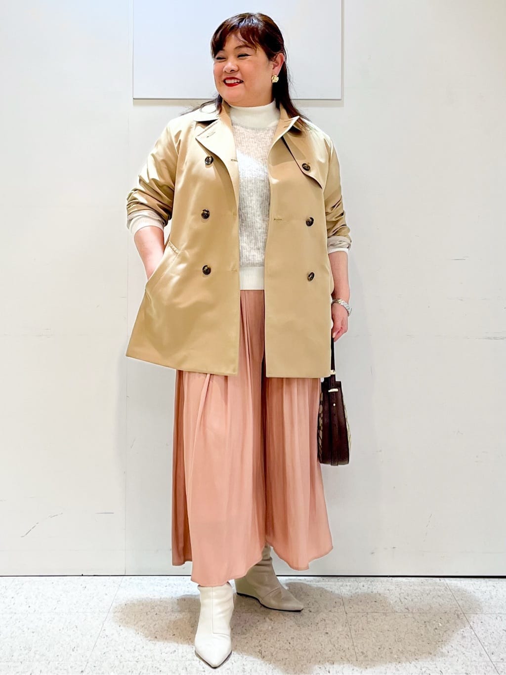 kimmyさんの「Reflect｜アーガイル柄ハイネックニット」を使ったコーディネート
