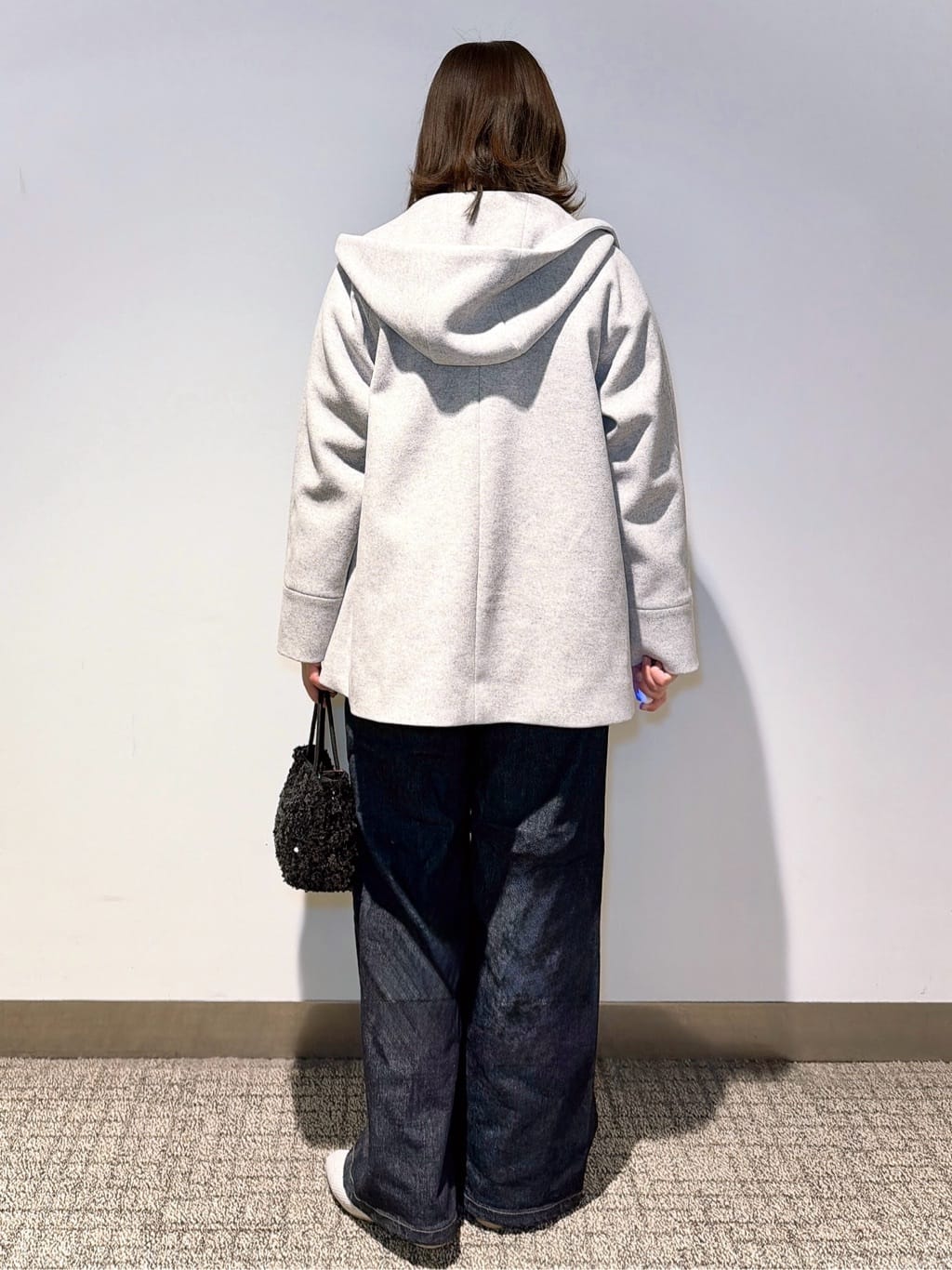 みーさんの「grove｜フーデットミドルコート」を使ったコーディネート