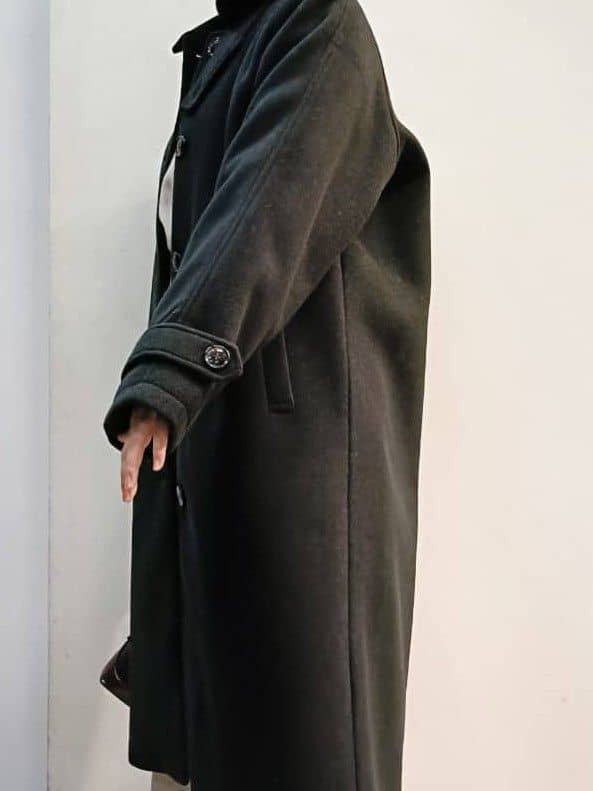 あんさんの「THE SHOP TK｜ジャージメルトンスタンドカラーコート」を使ったコーディネート