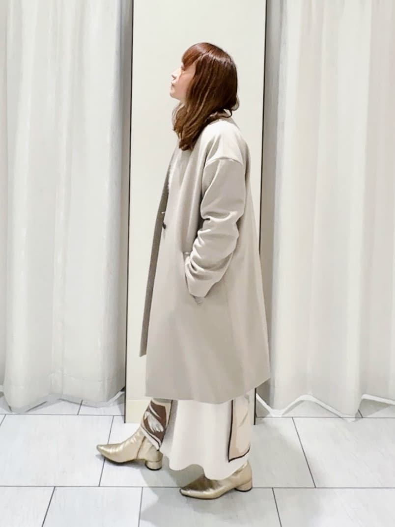 ʏᴜᴋɪᴋᴏさんの「UNTITLED｜【大人な品格/ふわふわニット】フォックスカシミヤ コクーンニット」を使ったコーディネート