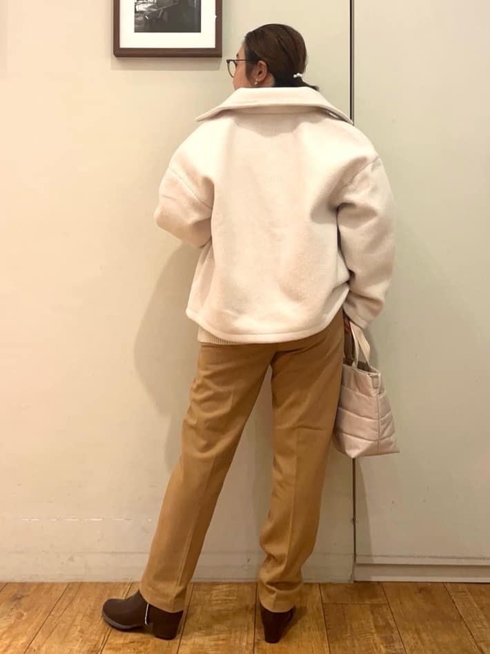 harusakuさんの「SHOO･LA･RUE｜【洗濯機可/S-LL】美脚見え あったか裏起毛 テーパードパンツ」を使ったコーディネート