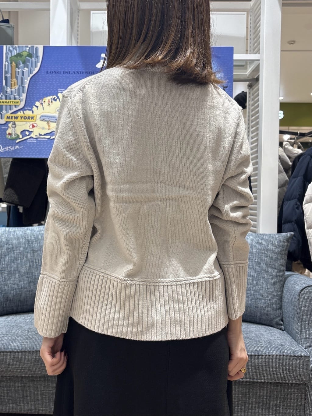 risaさんの「Dessin｜メルトンジャージフレアスカート」を使ったコーディネート