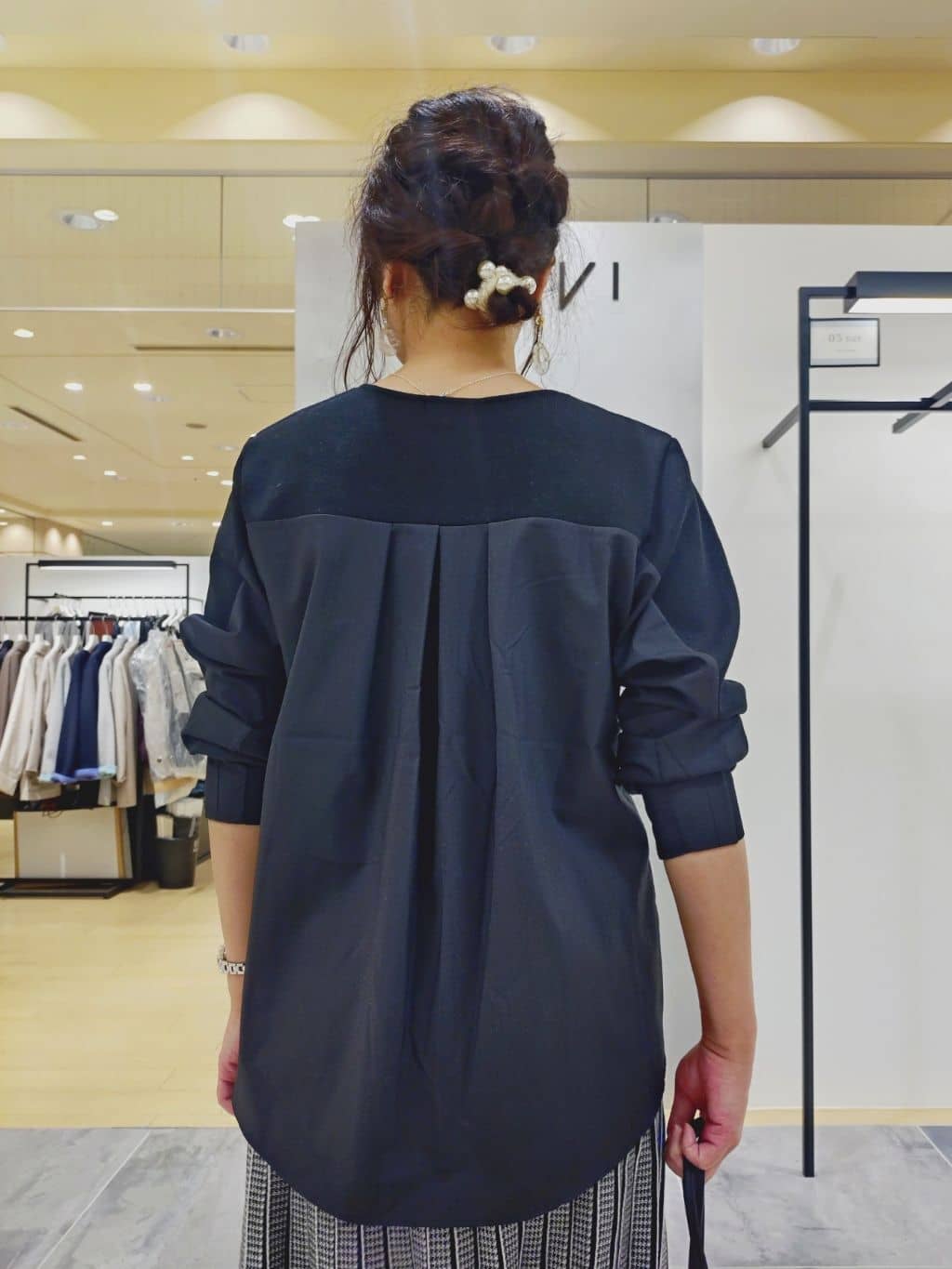 TOMOMIさんの「INDIVI｜【軽量／ウール混】ライトフォルム ロングコート」を使ったコーディネート