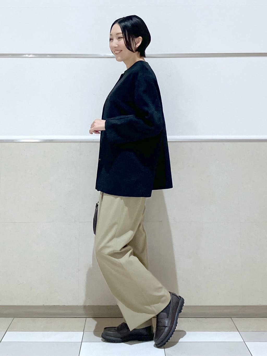eriko さんの「Dessin｜【洗える】ウールブレンド後ろボタンニット」を使ったコーディネート