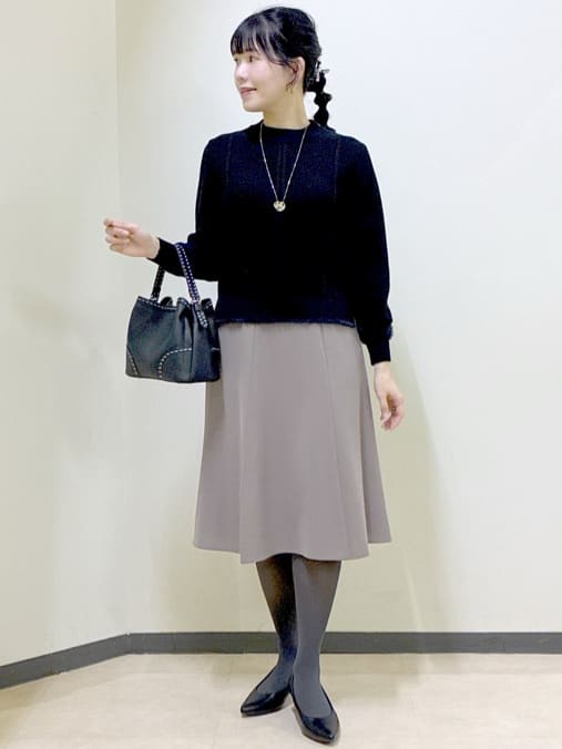  beni_gingerさんの「Reflect｜【ほんのりラメ感◎】ケーブル柄ニット」を使ったコーディネート