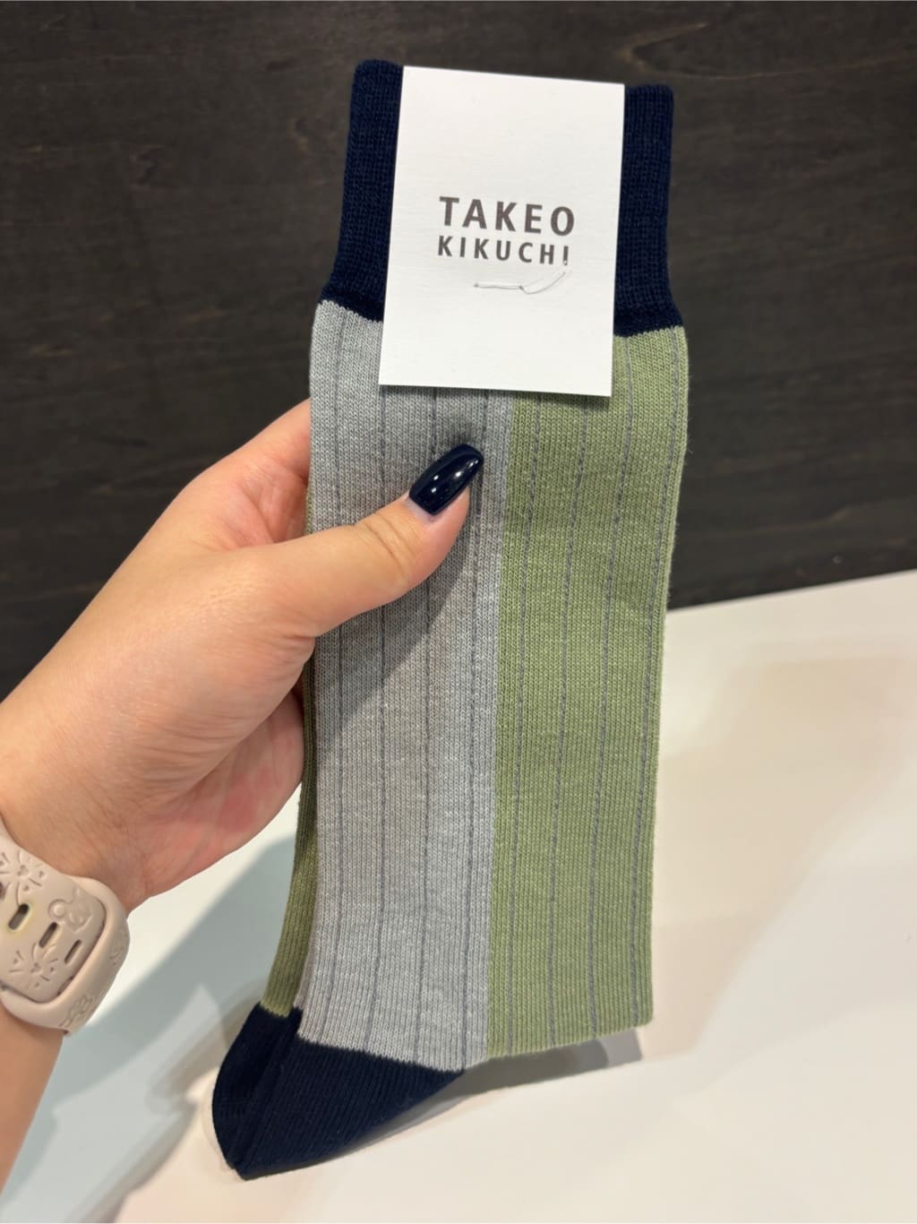 ヒナさんの「TAKEO KIKUCHI｜カラーブロック クルーソックス」を使ったコーディネート