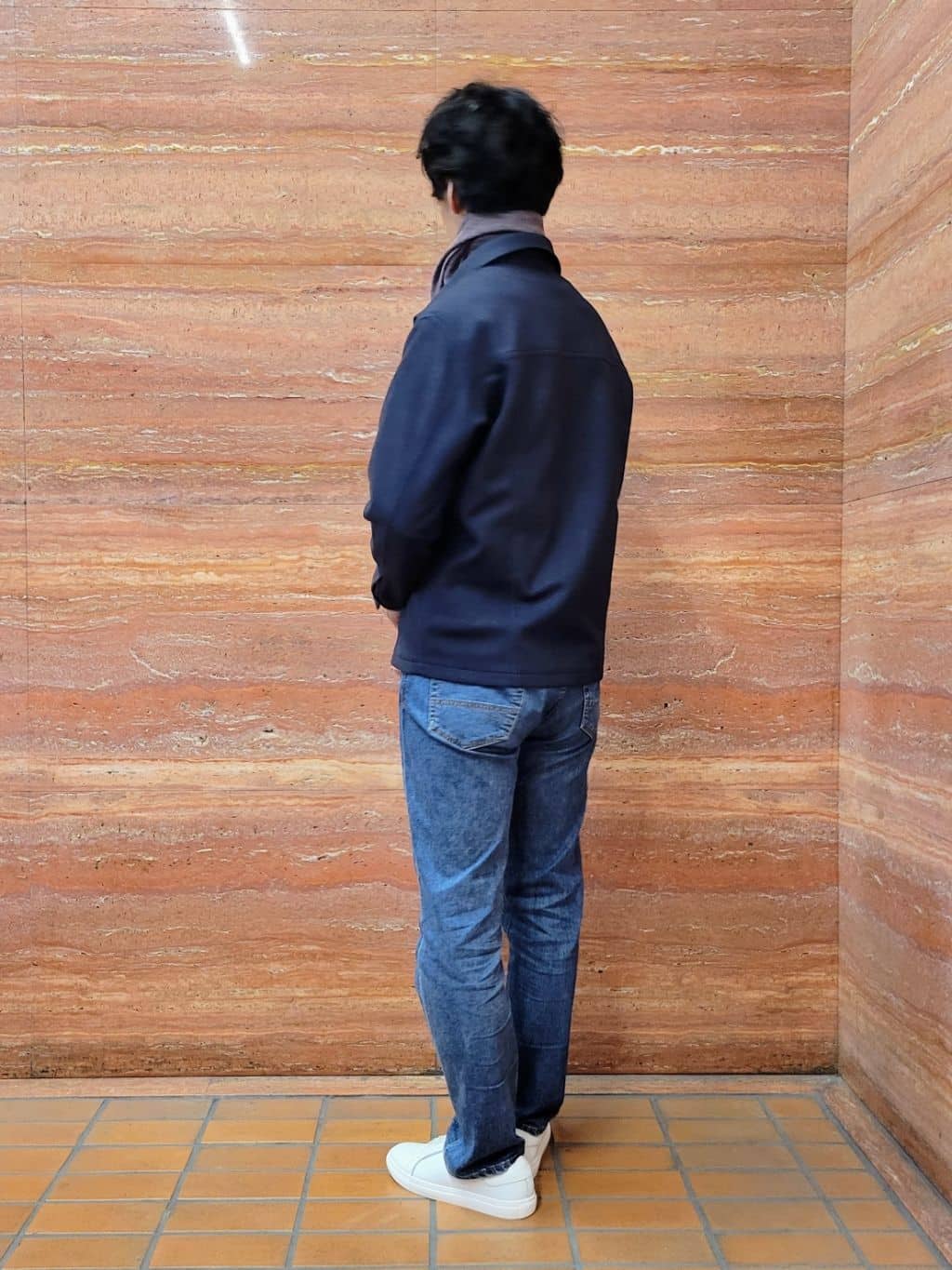 piroyaさんの「TAKEO KIKUCHI｜【洗えるウールカシミヤ】グラデーションマフラー」を使ったコーディネート