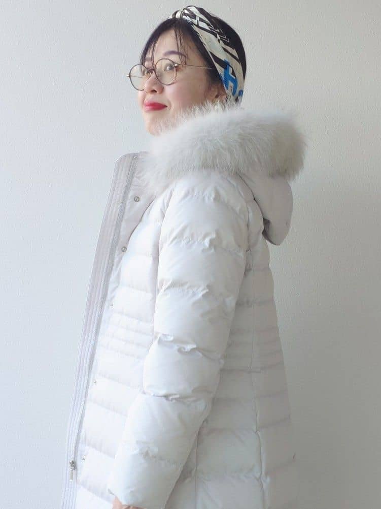 MUTSUKOさんの「UNTITLED｜【8色展開/洗える】ウールカシミヤ ハイネックニット」を使ったコーディネート