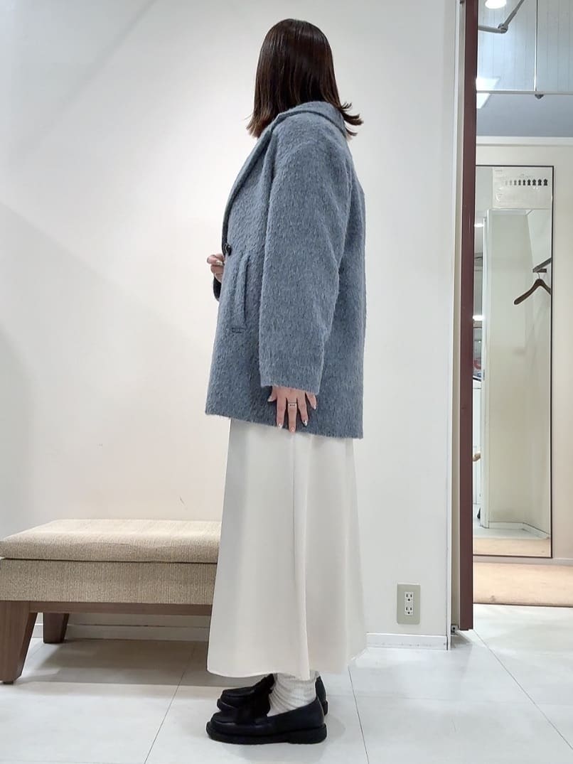 YUIさんの「UNTITLED｜【エレガントジャケット/アウター】イタリアンシャギーPコート」を使ったコーディネート