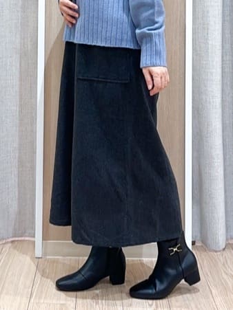 naoさんの「grove｜【洗える】バックリブ切替ニット」を使ったコーディネート