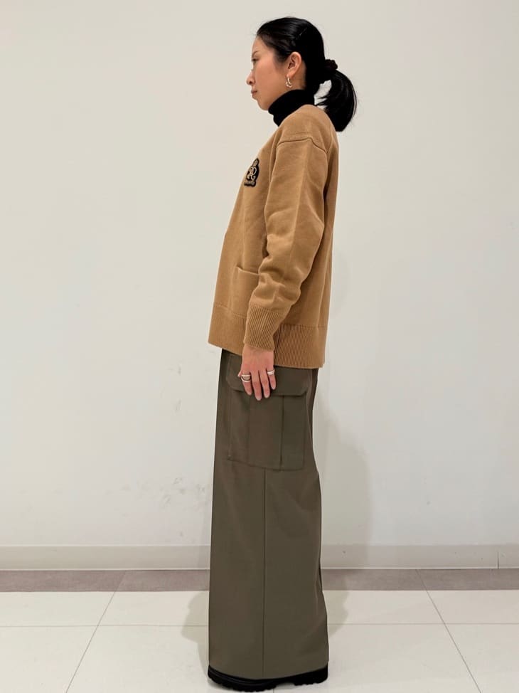 MIYAKAWAさんの「DRESSTERIOR｜レタードニットカーディガン」を使ったコーディネート