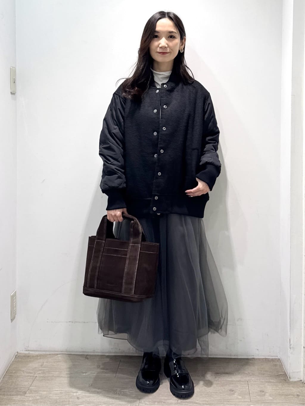 yuicciさんの「OPAQUE.CLIP｜《リバーシブル》キルティングブルゾン」を使ったコーディネート