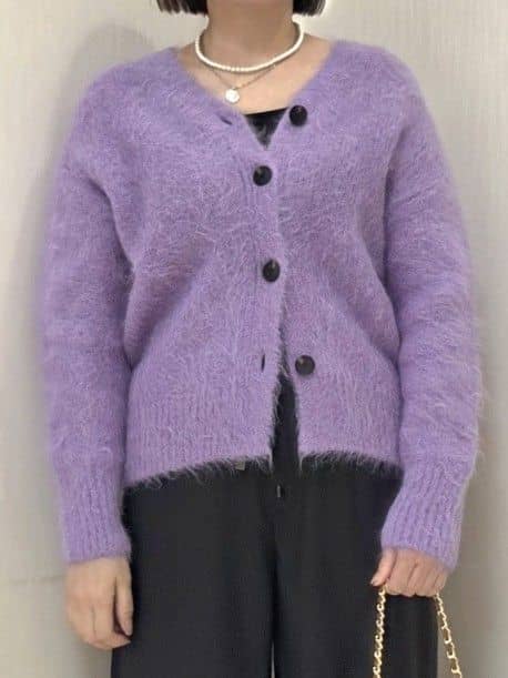 naokoさんの「UNTITLED｜【ゆったり】アルパカ混シャギー カーディガン」を使ったコーディネート