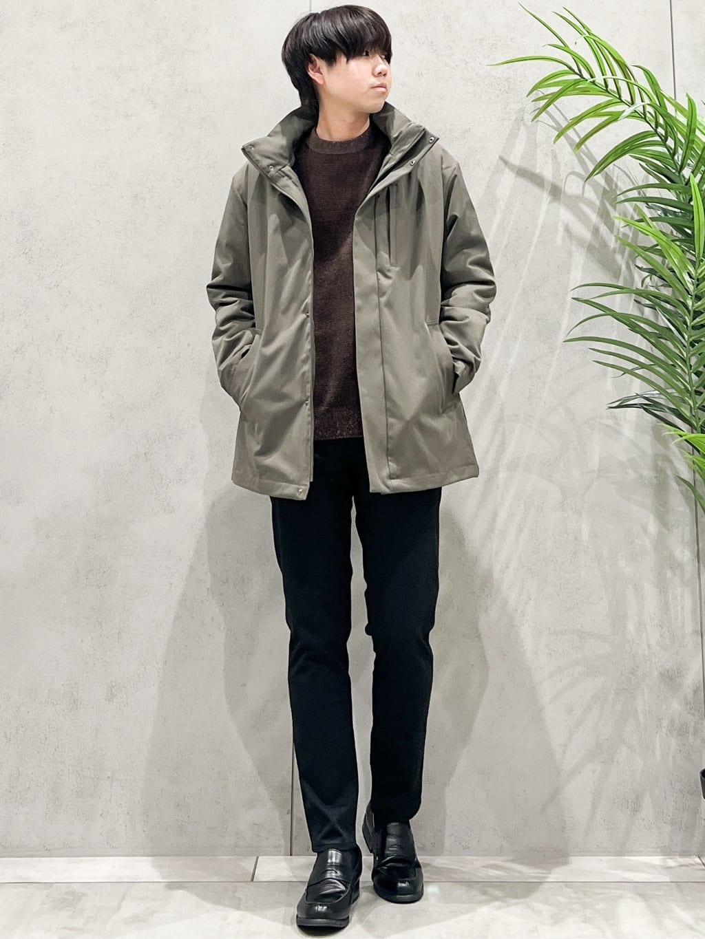 SHI-MAさんの「THE SHOP TK｜【3WAY】中綿ライナー付き カルゼコート　洗濯機OK/ON・OFF対応」を使ったコーディネート