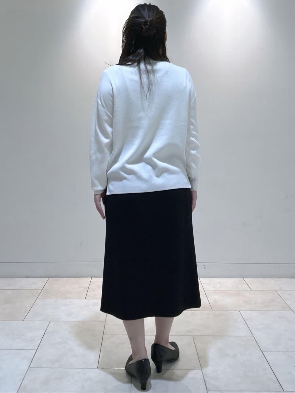 S&auml;K&iuml;さんの「Reflect｜アーガイル柄ハイネックニット」を使ったコーディネート