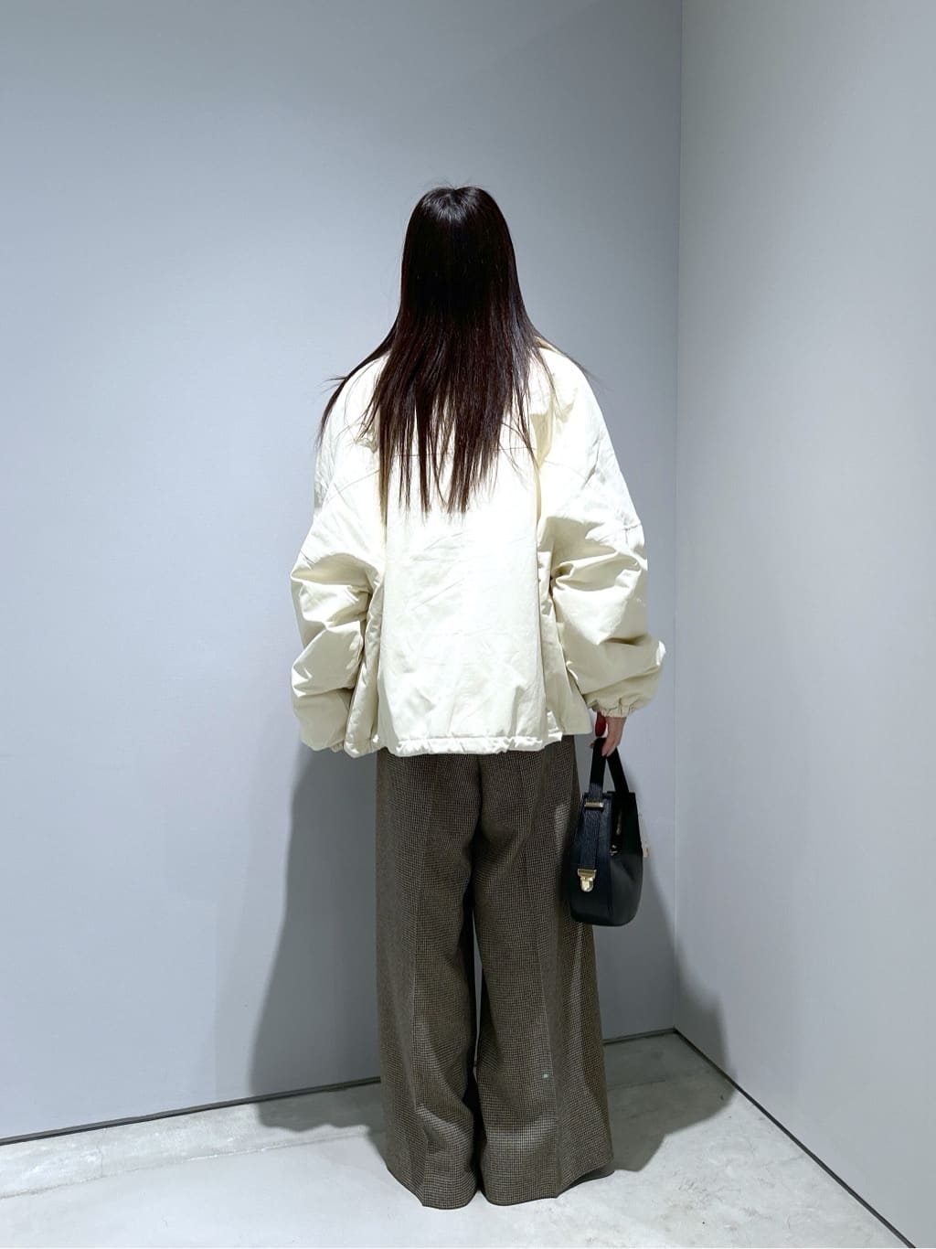 Renoさんの「INDIVI｜【再入荷】ビッグポケット中綿フォルムコート」を使ったコーディネート