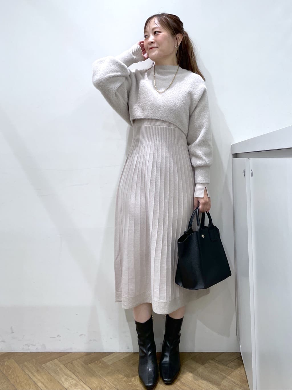 Junさんの「index｜KAWADAダウンショートコート【撥水／洗濯機OK／静電気防止裏地】《XS～LL》」を使ったコーディネート