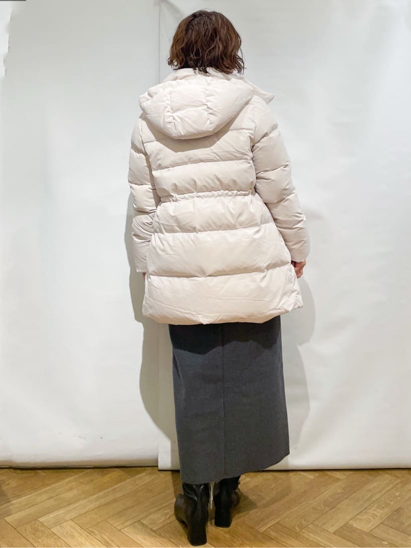 なかさんの「index｜KAWADAダウンドロストミドルコート【撥水／洗濯機OK／2WAY／静電気防止裏地】《XS～3L》」を使ったコーディネート