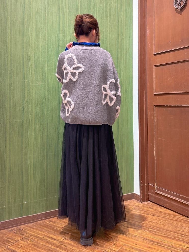 かおりさんの「SHOO･LA･RUE｜【洗濯機可/S-LL】ほどよいゆとりの もちっとやわらかリブニット」を使ったコーディネート