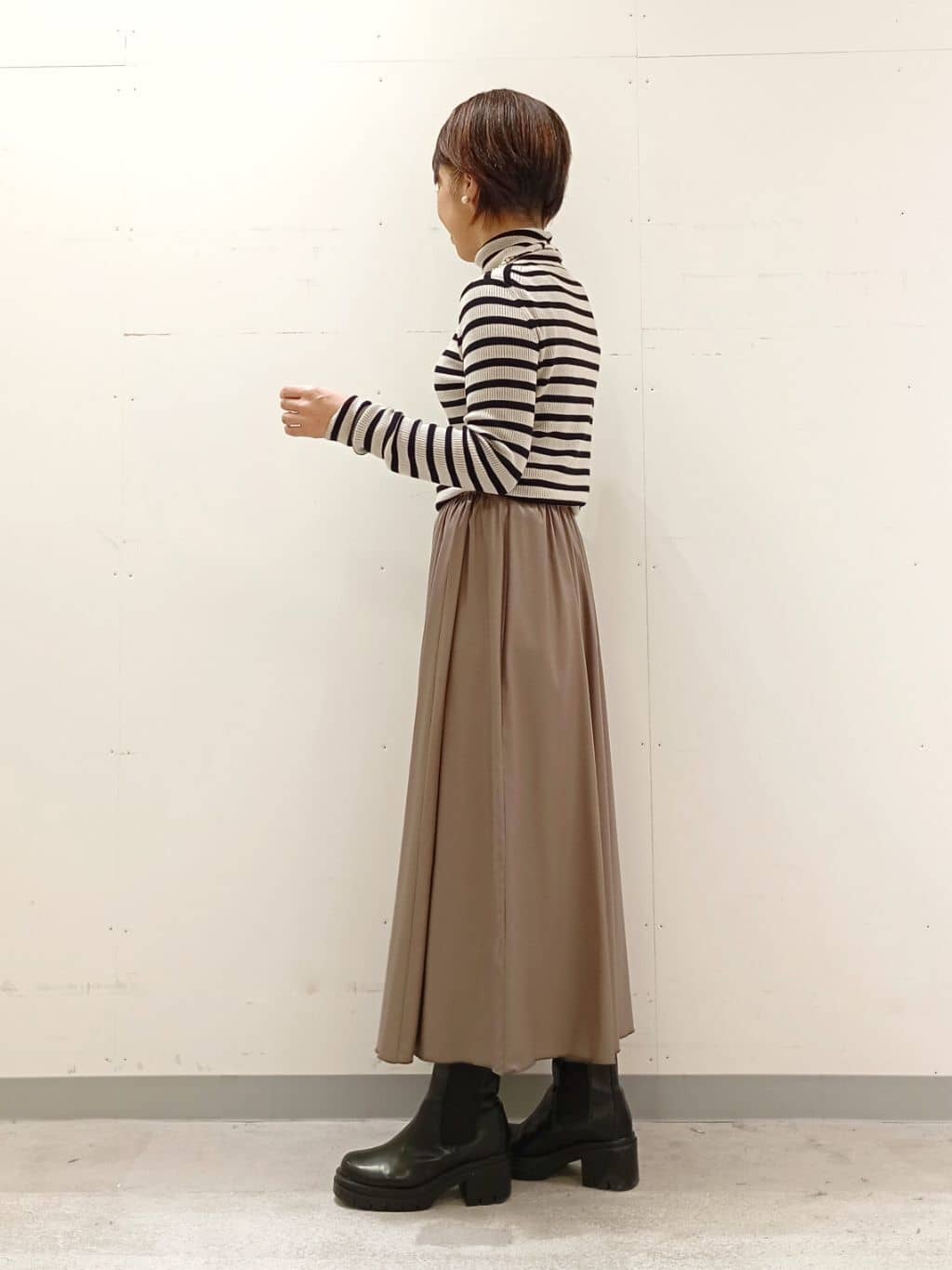 Kさんの「INDIVI｜【名品／撥水／抗菌防臭】ロング丈リサイクルダウンコート」を使ったコーディネート