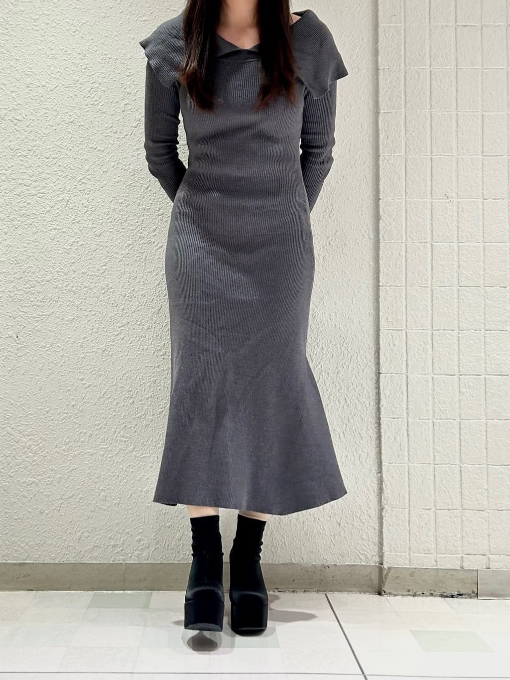 takeさんの「ESPERANZA｜【ラク盛り/約12cm】ラク盛り厚底ショートブーツ」を使ったコーディネート