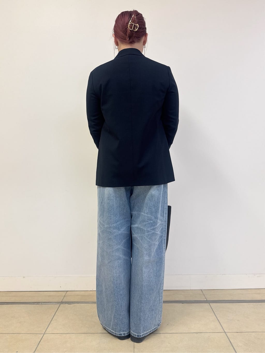 なかもとあきさんの「DRESSTERIOR｜コンフォート ダブルブレザー」を使ったコーディネート