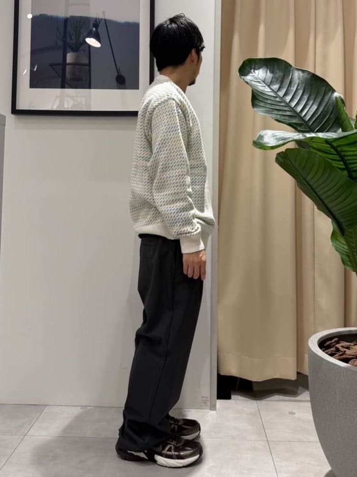 はさんの「THE SHOP TK｜バーズアイグラデーションニット 洗濯機OK／ユニセックスでおすすめ！」を使ったコーディネート