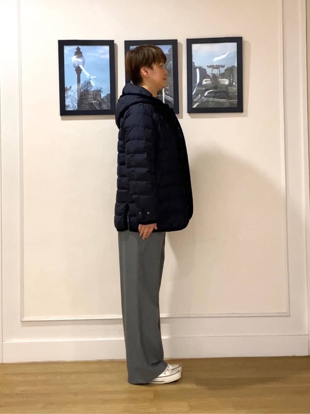Hiroさんの「Dessin｜【撥水・2WAY】ミュラーダウンコートミドル丈」を使ったコーディネート