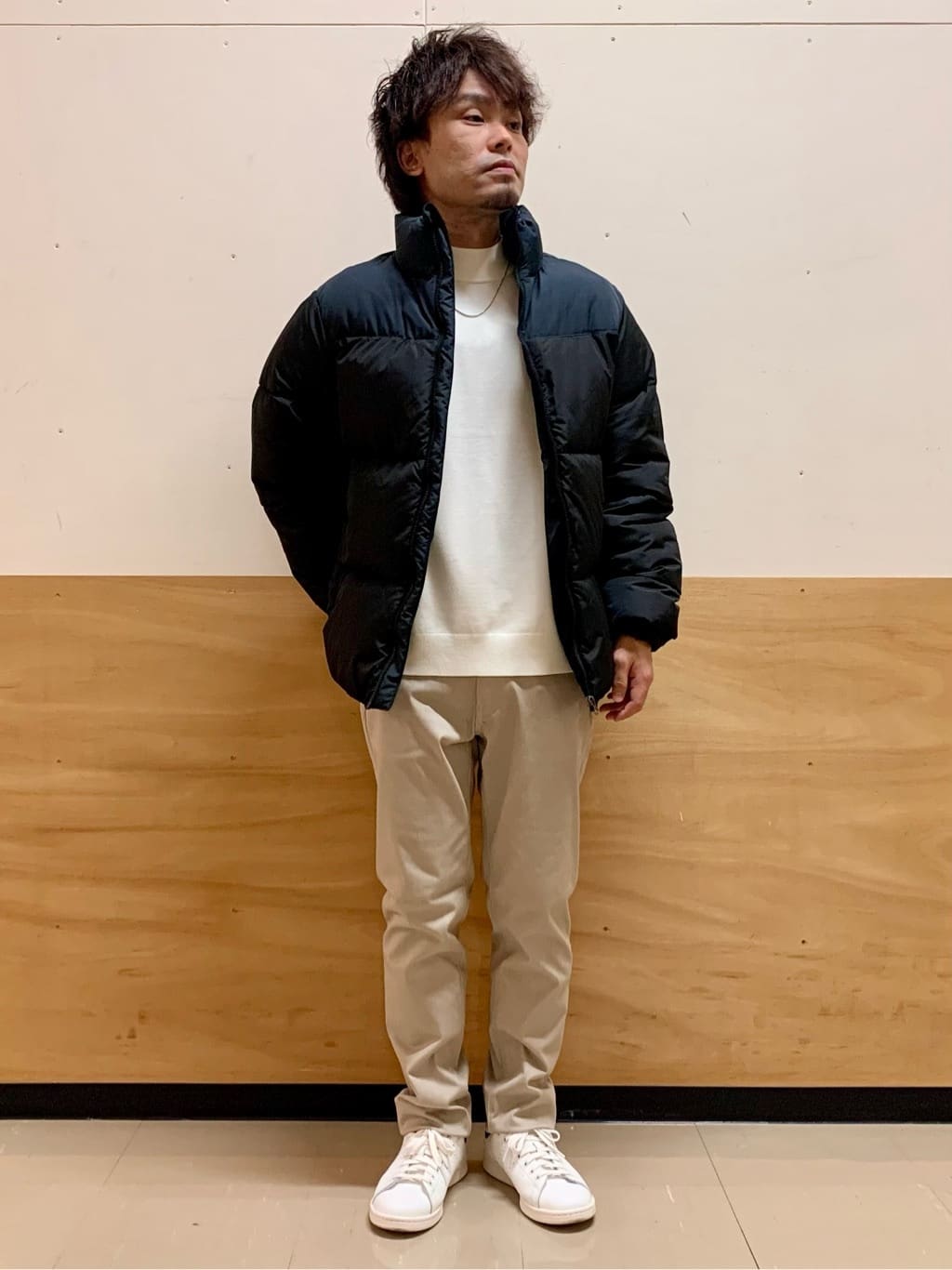 MATUさんの「THE SHOP TK｜【撥水/洗濯機可】寒い季節でも快適 中綿スタンドブルゾン」を使ったコーディネート