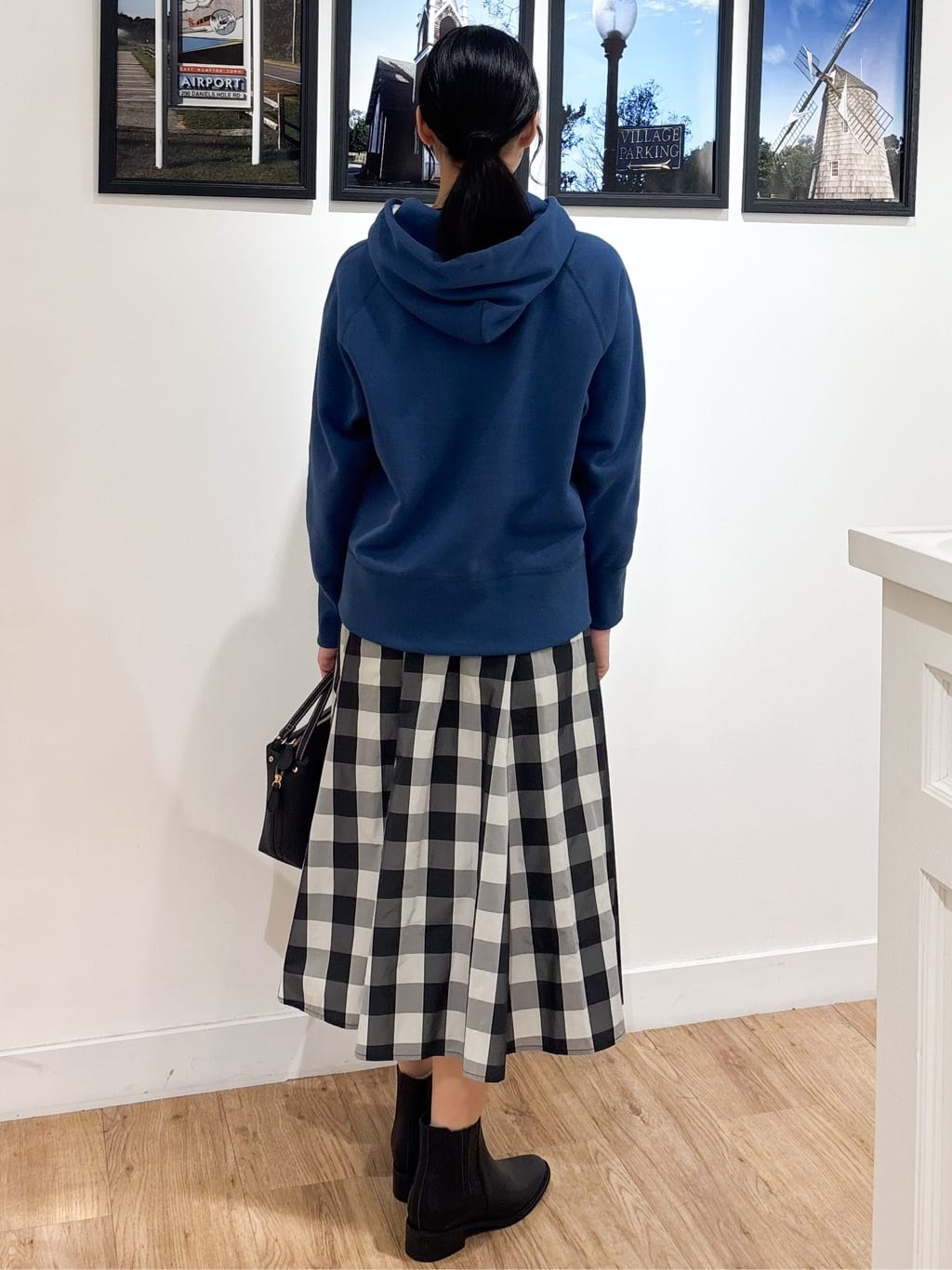 Ririkaさんの「Dessin｜【ユニセックス/洗える】吊り裏毛フーデッドパーカー」を使ったコーディネート