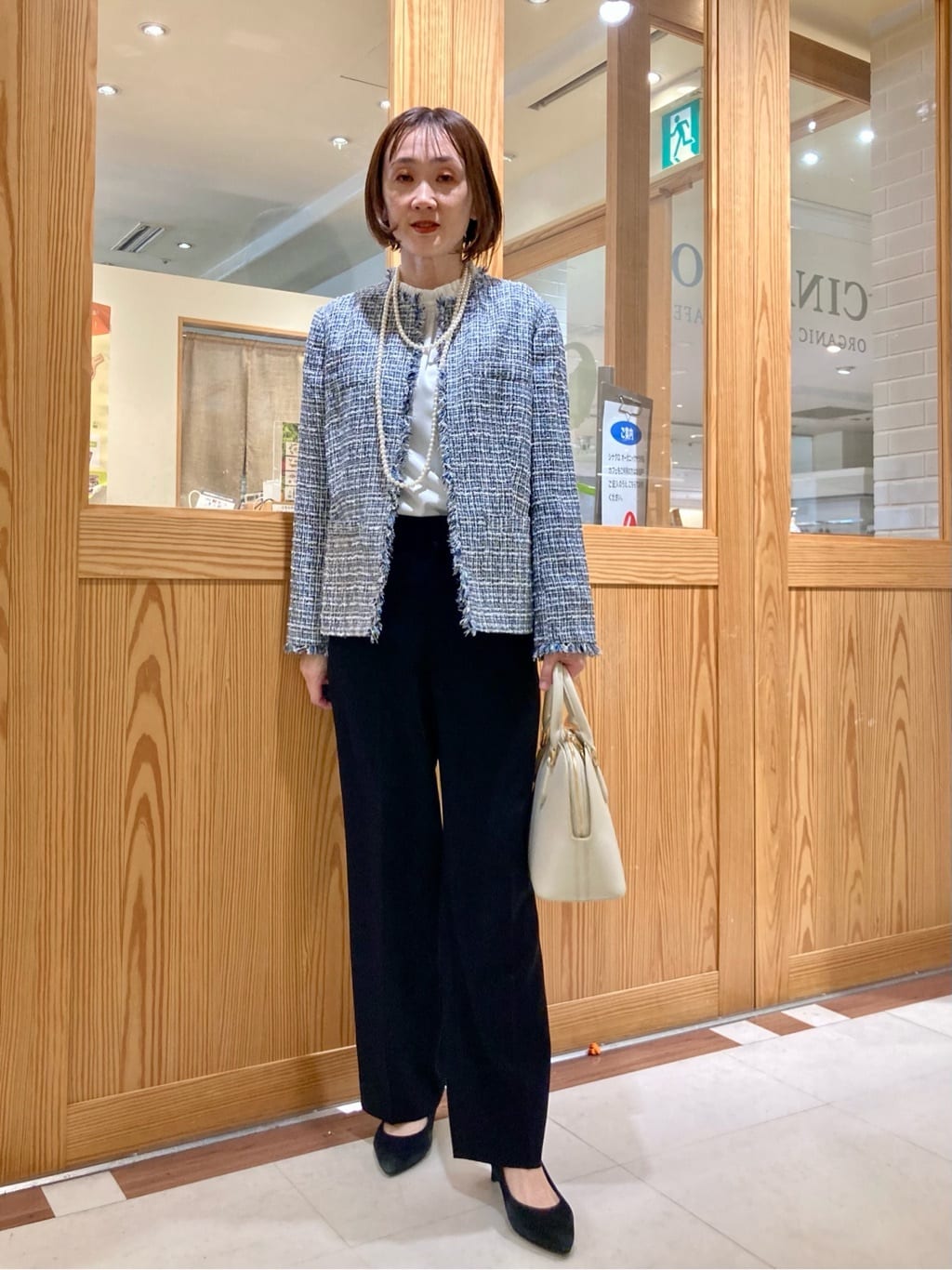 ゆうさんの「UNTITLED｜【仕事着/スーツ】ファンシーツイード ジャケット」を使ったコーディネート