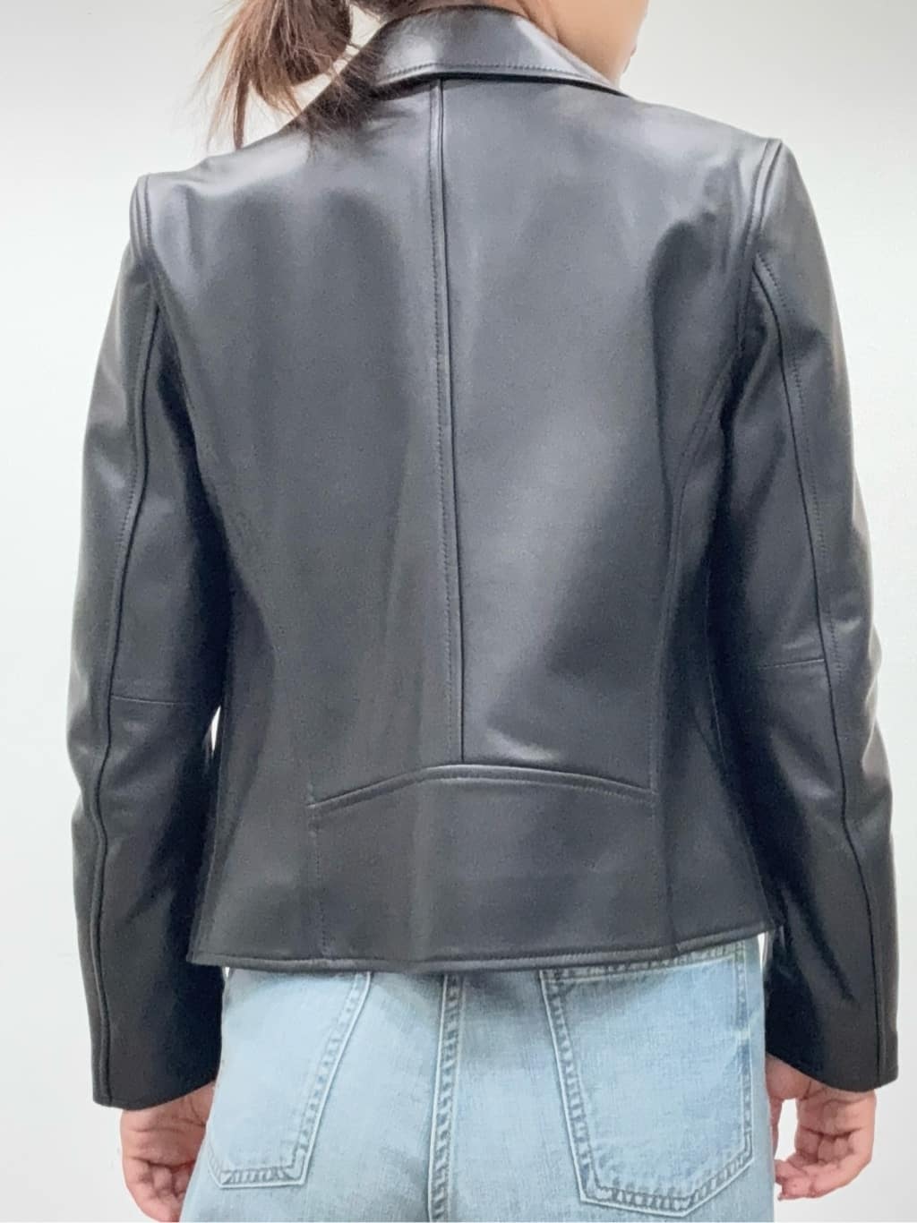 BUNさんの「DRESSTERIOR｜【本革】レザーダブルライダース」を使ったコーディネート