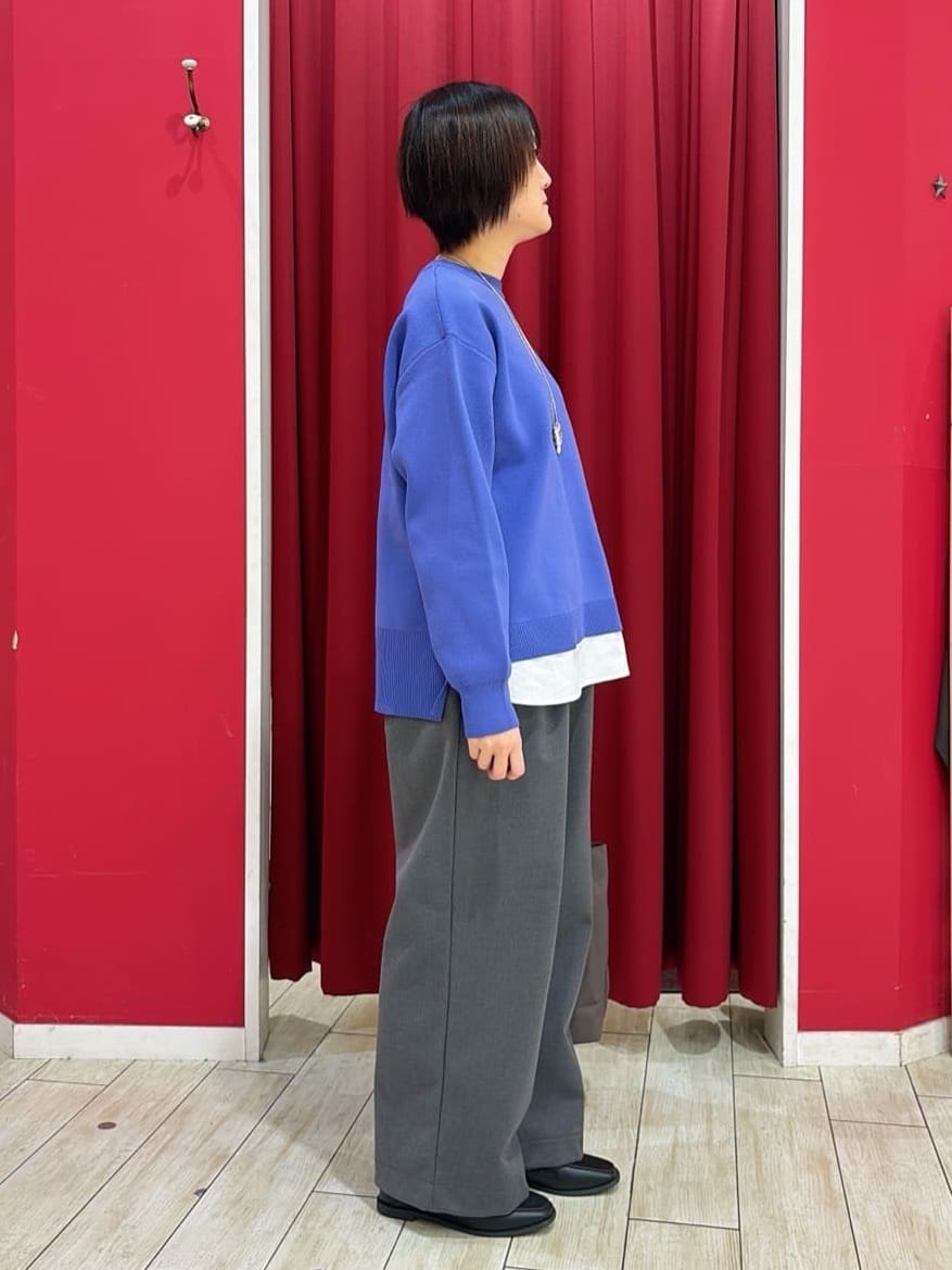 おもちさんの「SHOO･LA･RUE｜【高レビュー/洗濯機可/S-LL】さらに軽くなった スポンディッシュ裾フェイクトップス」を使ったコーディネート