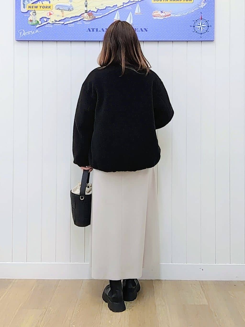itoさんの「Dessin｜【2WAY】リバーシブルタフタボアアウター」を使ったコーディネート