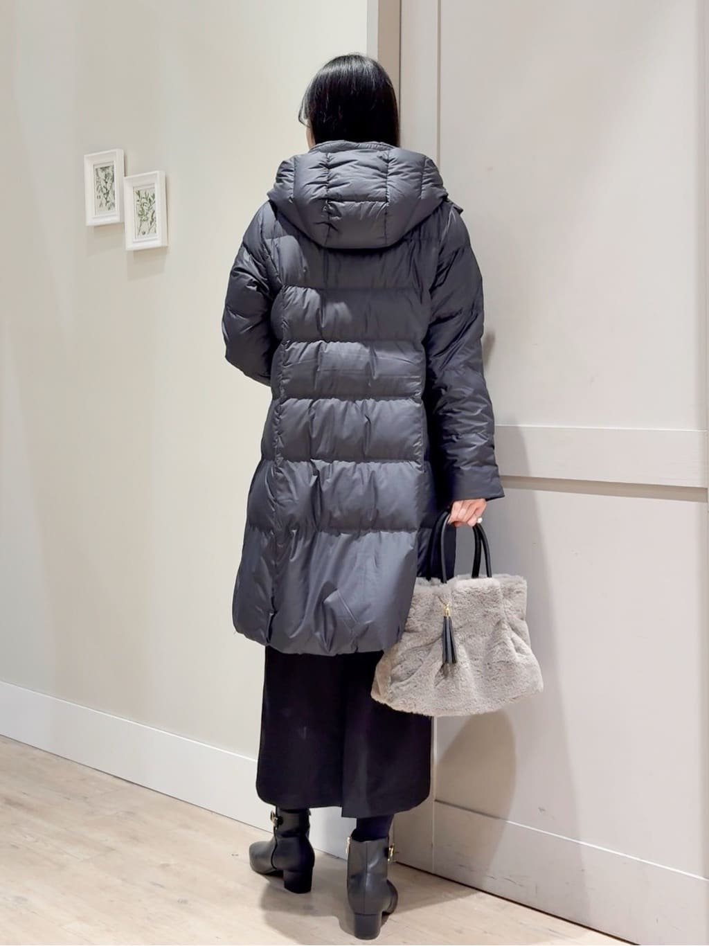 Mayuさんの「grove｜【名品アウター/800FP・多機能】つつまれダウンロング」を使ったコーディネート