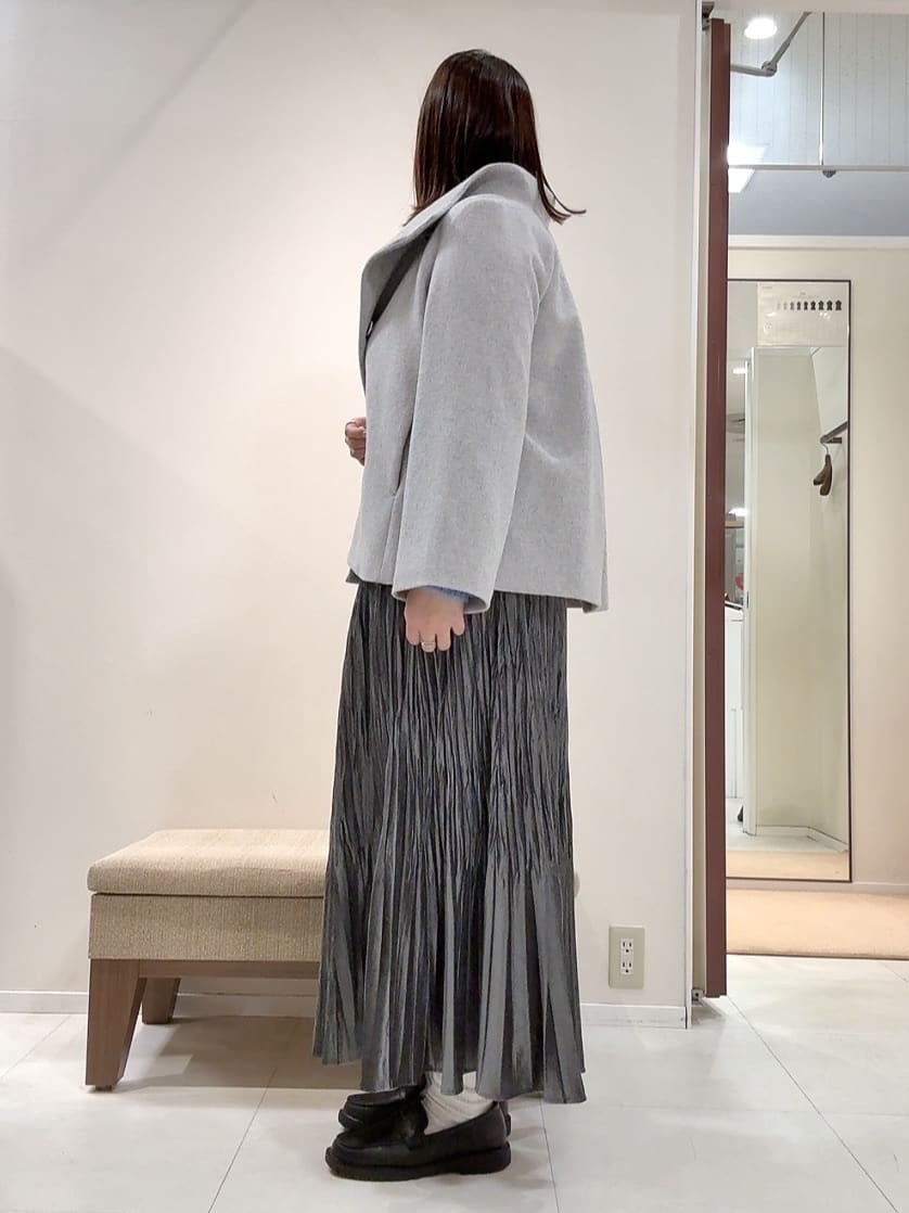 YUIさんの「UNTITLED｜【着回しが効く／オンオフアウター】ウールショートコート」を使ったコーディネート