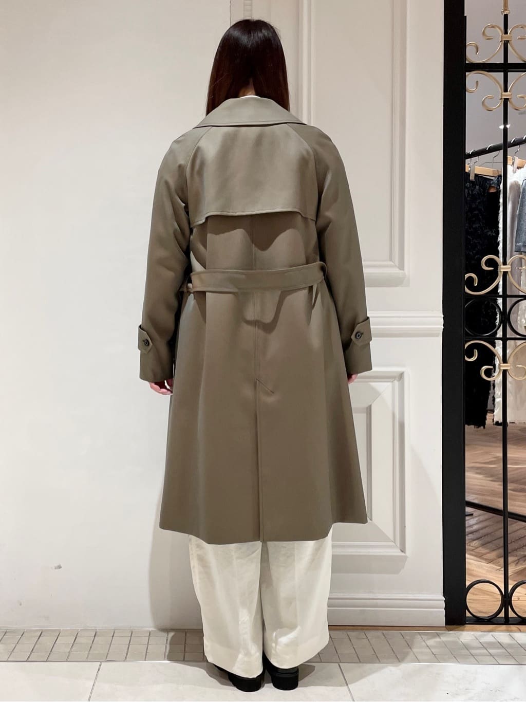 minowaさんの「DRESSTERIOR｜レタードニットカーディガン」を使ったコーディネート