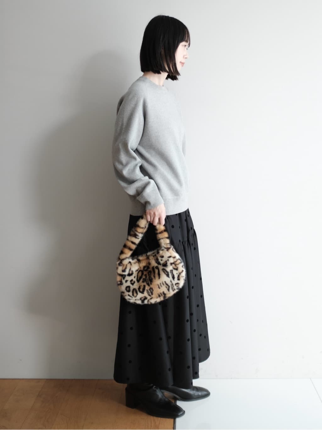 Kishimotoさんの「DRESSTERIOR｜◆ショートブーツ」を使ったコーディネート