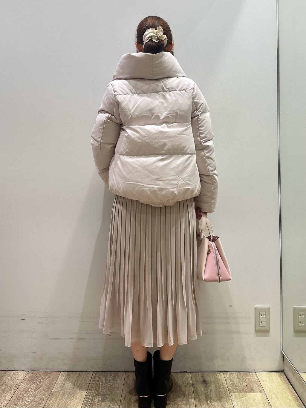 MOMOさんの「index｜KAWADAダウンショートコート【撥水／洗濯機OK／静電気防止裏地】《XS～LL》」を使ったコーディネート
