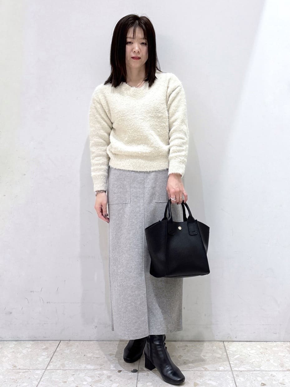 mameさんの「OPAQUE.CLIP｜カシミヤブレンドウールチェスターコート」を使ったコーディネート