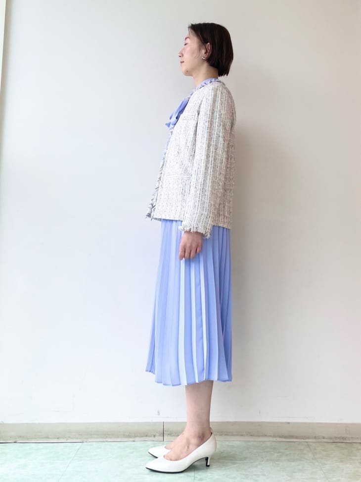 aliceさんの「UNTITLED｜【仕事着/スーツ】ファンシーツイード ジャケット」を使ったコーディネート
