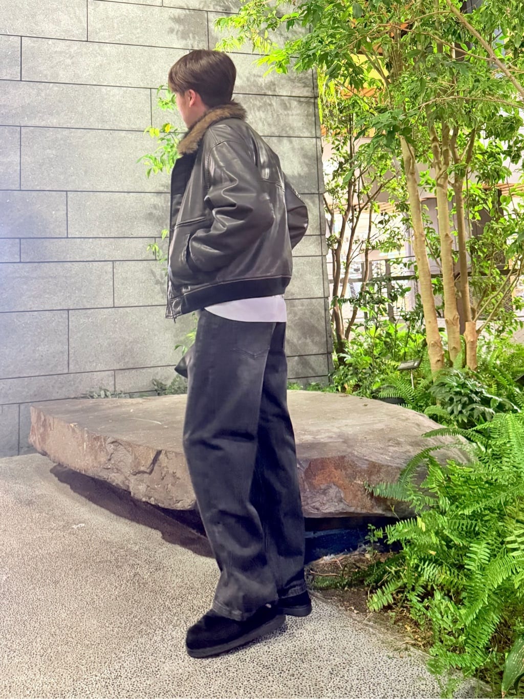 HARUさんの「tk.TAKEO KIKUCHI｜ヴィンテージライク衿フェイクファーブルゾン」を使ったコーディネート