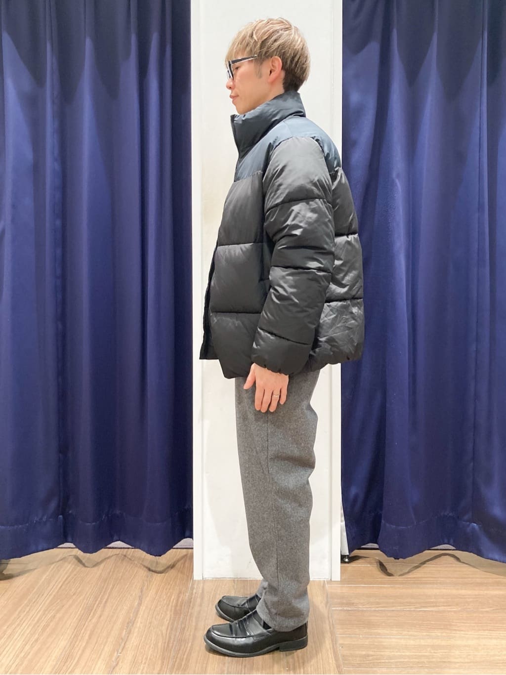 つーじーさんの「THE SHOP TK｜【撥水/洗濯機可】寒い季節でも快適 中綿スタンドブルゾン」を使ったコーディネート