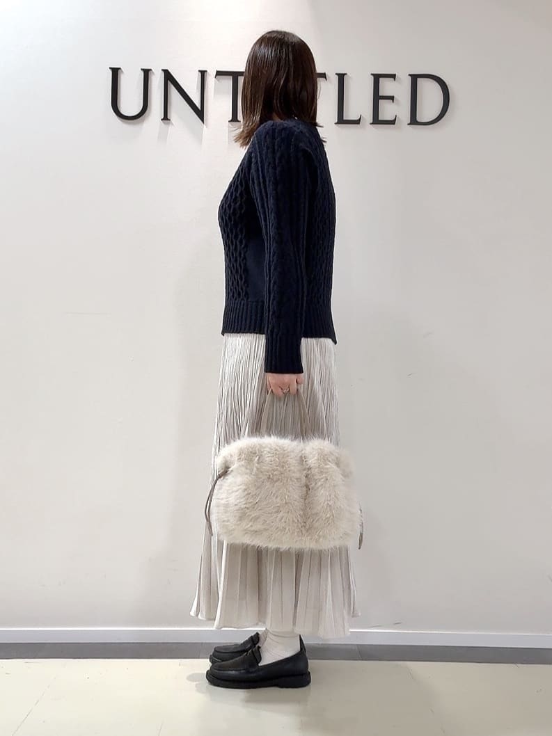 YUIさんの「UNTITLED｜【エレガントジャケット/アウター】イタリアンシャギーPコート」を使ったコーディネート