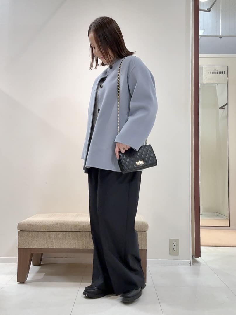 YUIさんの「UNTITLED｜【ミディ丈/軽やか】セミラグランリバー コート」を使ったコーディネート