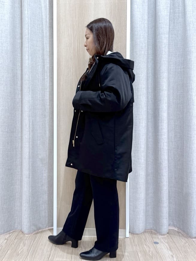 sachiさんの「grove｜最終お値下げ！！【名品アウター/3WAY・はっ水】ボアライナー付きモッズコート」を使ったコーディネート