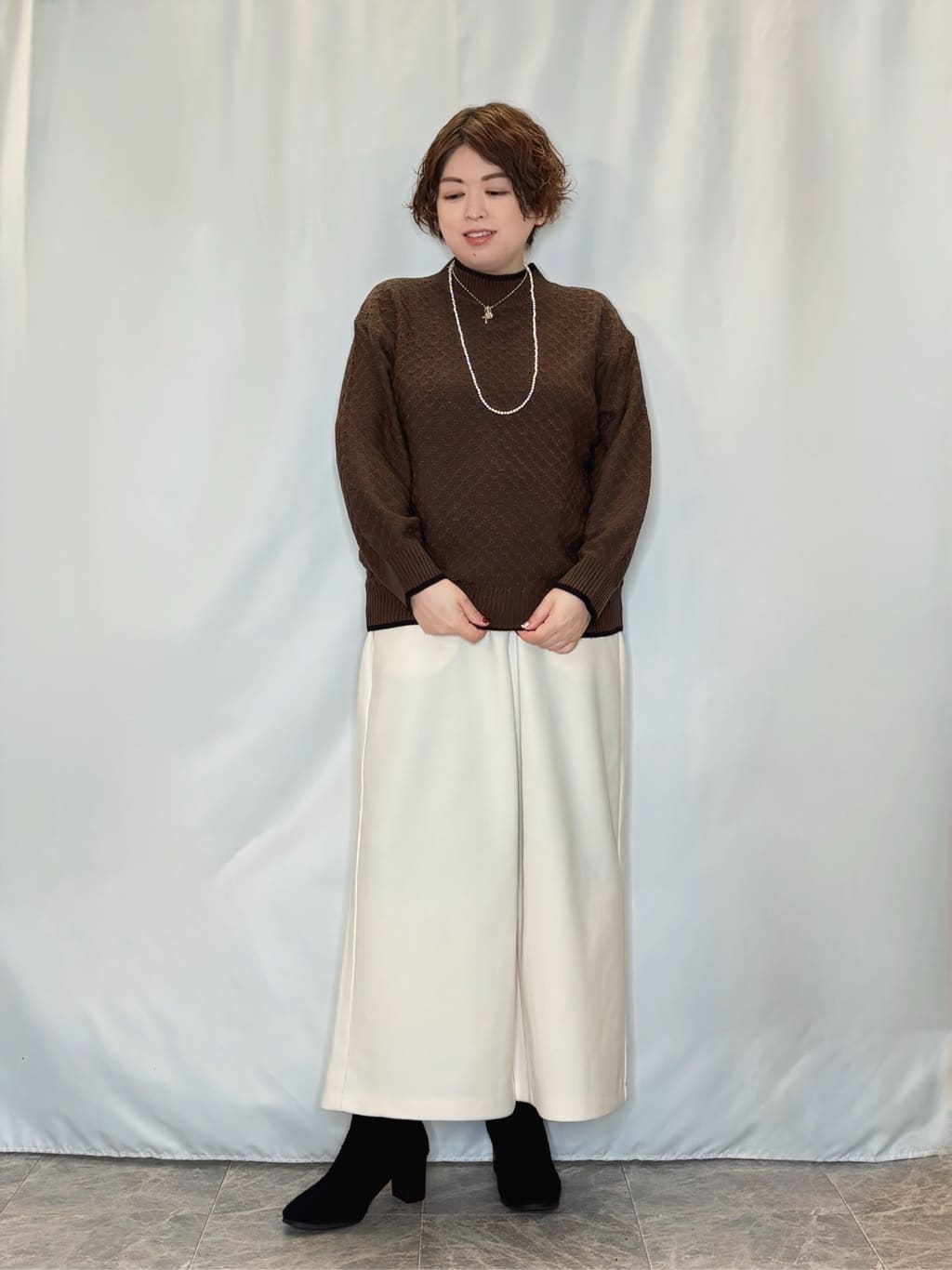 たみさんの「SHOO･LA･RUE｜【撥水/洗える】ショートフーディーダウン」を使ったコーディネート