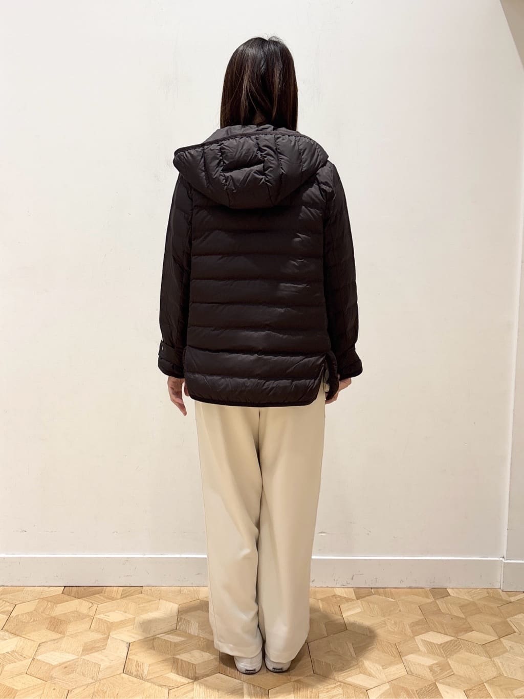 YUMIさんの「Dessin｜【撥水・2WAY】ミュラーダウンコートミドル丈」を使ったコーディネート