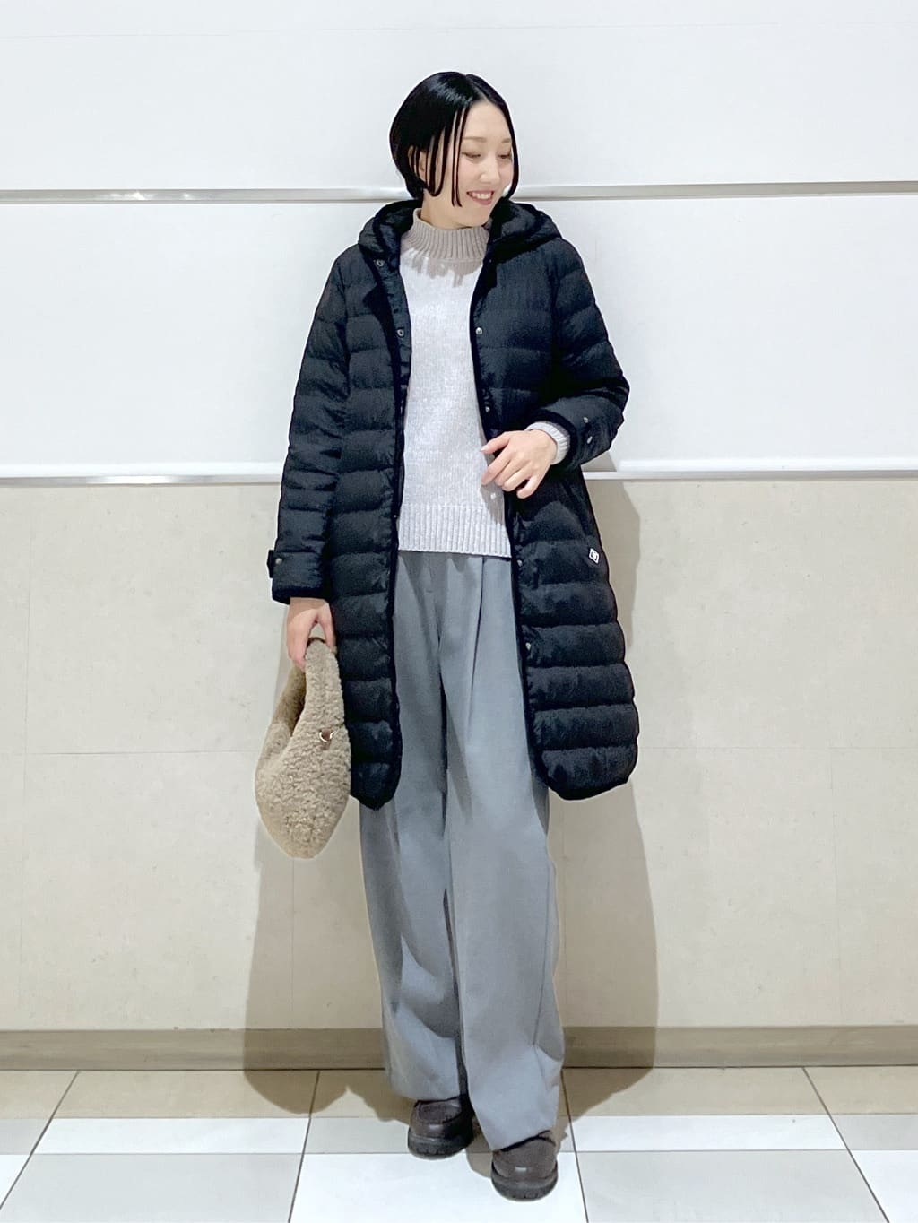 eriko さんの「Dessin｜【撥水・2WAY】ミュラーダウンコートロング丈」を使ったコーディネート