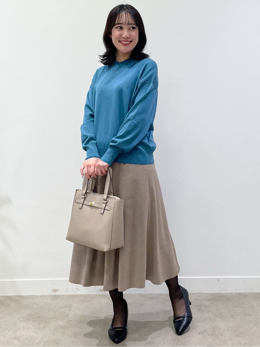 yukariさんの「Reflect｜【着映え◎】衿つきニットトップス」を使ったコーディネート